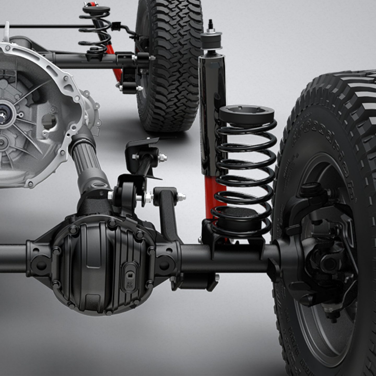 Military-Inspired Dana 44 Front Axle