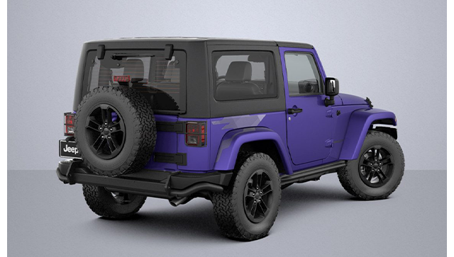 2017 Jeep Wrangler Winter Rear View